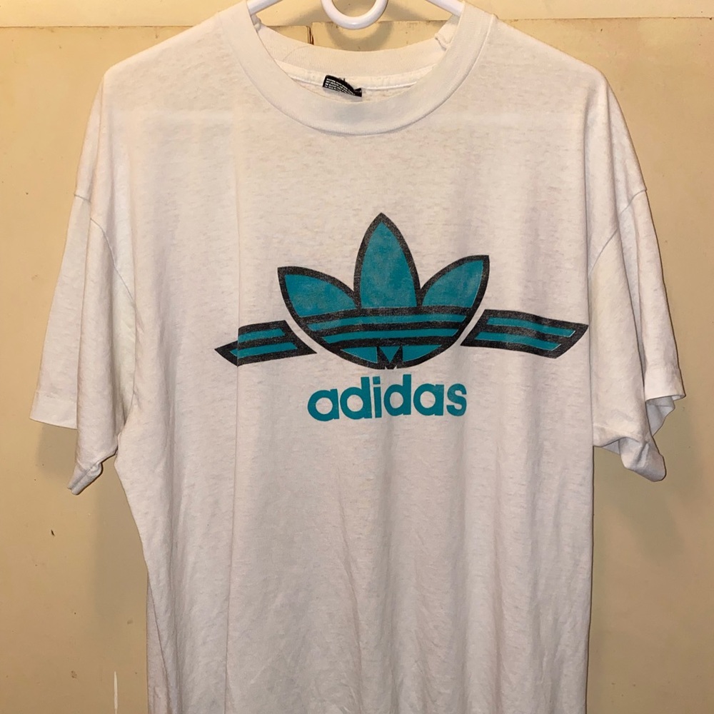 Adidas T-shirt screen stars vintage tshirt used size: XL